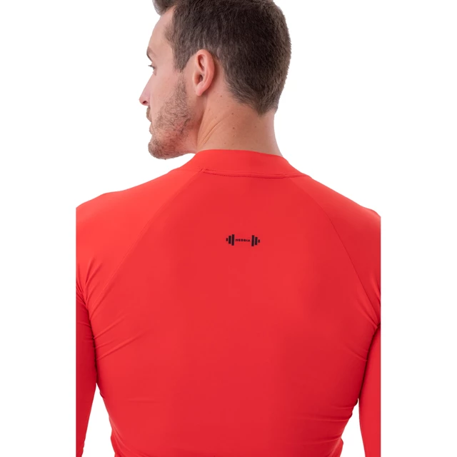 Men’s Long-Sleeve Activewear T-Shirt Nebbia 328 - Red