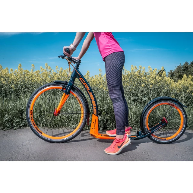 Koloběžka Crussis Cobra 4.3 černo-oranžová 26"/20"