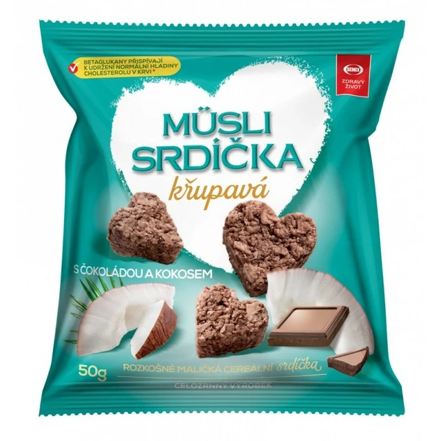 Müsli srdiečka chrumkavé Semix