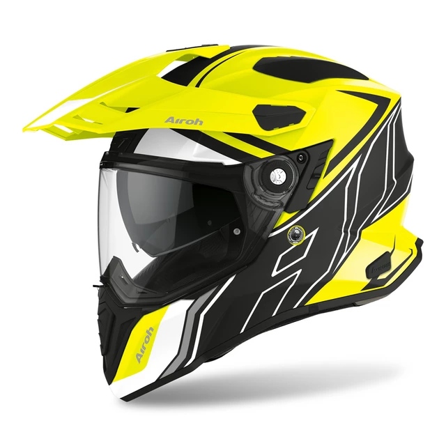 Motorcycle Helmet Airoh Commander Duo Fluo Yellow/Black/Matte