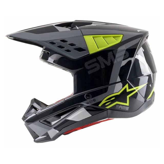 Motorcycle Helmet Alpinestars S-M5 Rover Anthracite/Yellow Fluo/Gray Camo 2022