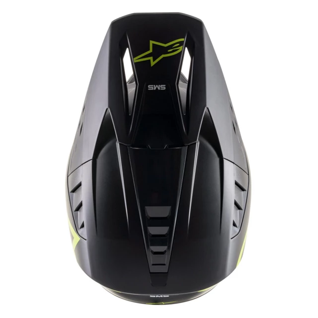 Moto přilba Alpinestars S-M5 Compass matná černá/žlutá fluo