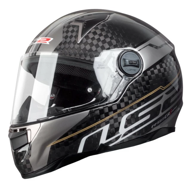 Moto prilba LS2 FF396 CR1 trix carbon - XS (53-54) - Trix Carbon