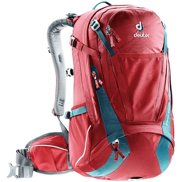 Cycling Backpack DEUTER Trans Alpine 30 - Red - Red
