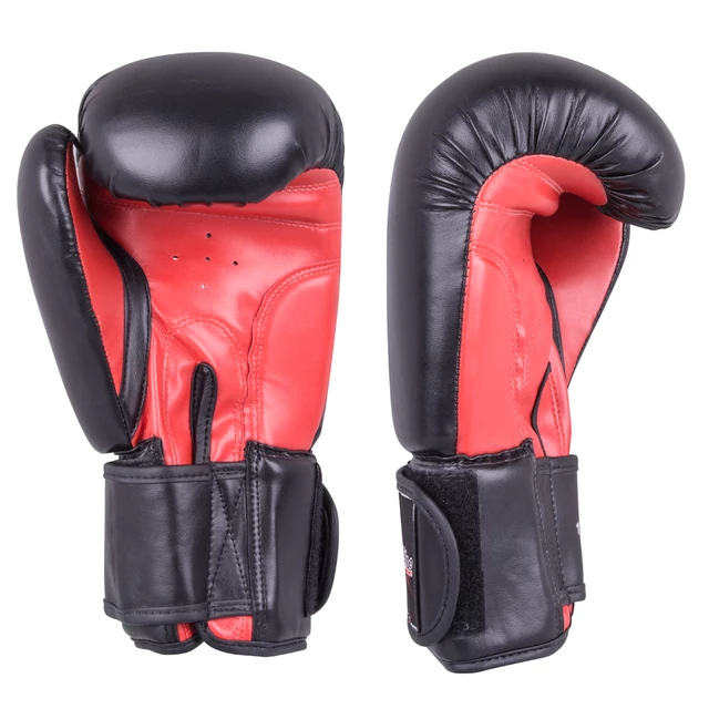 Filling Punching Bag 50-100kg with Boxing Gloves inSPORTline - Black-Red