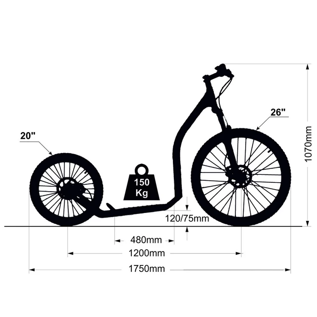 Tretroller Crussis Cross 6.1