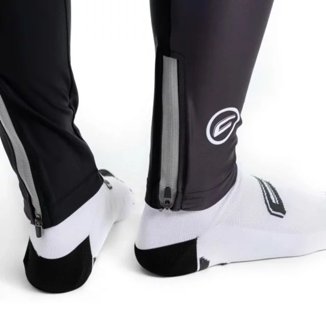 Pánské elastické kalhoty CRUSSIS CSW-097 - 2.jakost - černo-bílá