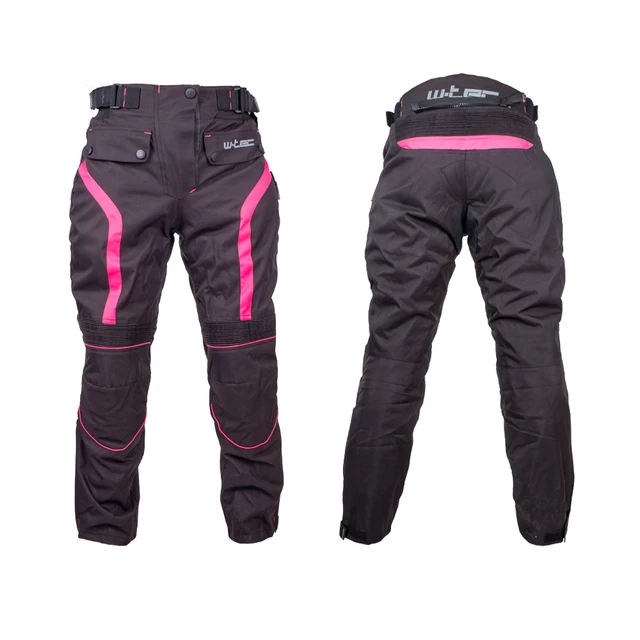 Women’s Motorcycle Pants W-TEC Durmanes Lady - Black-Pink