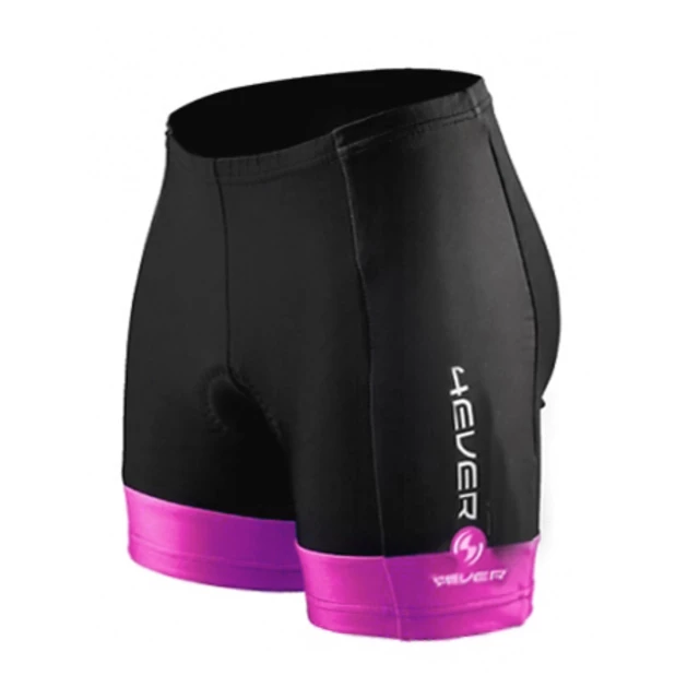 Damen-Radhose 4EVER - kurz - schwarz-blau - schwarz-rosa