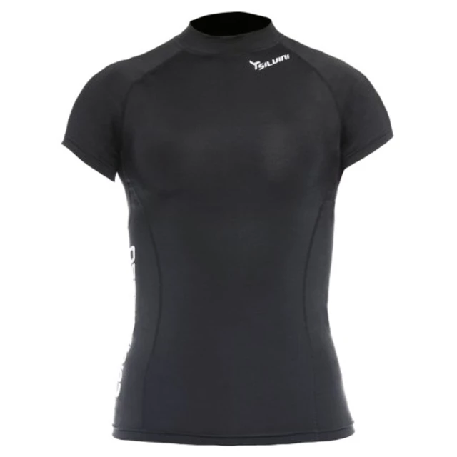 Woman's compression t-shirt SILVINI Compresso WD264 - Black