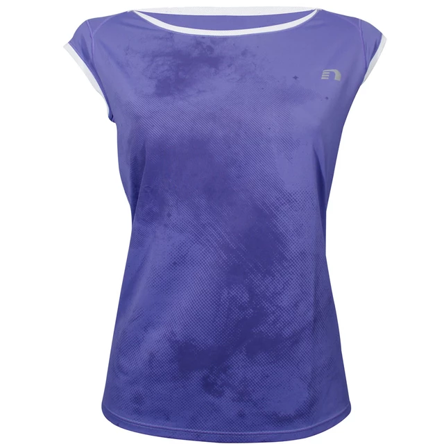 Dámské sportovní tričko Newline Imotion Print Tee - fialová