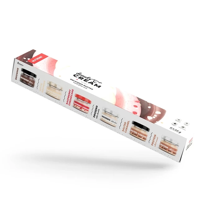 Ořechové krémy Nutrend Denuts Cream dárkové balení 6x25 g