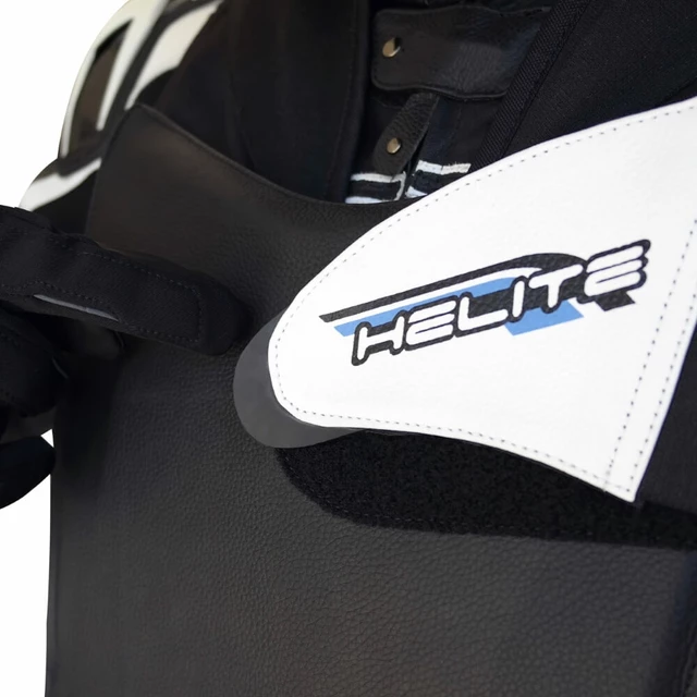 Závodní airbagová vesta Helite GP Air, mechanická s trhačkou - černá