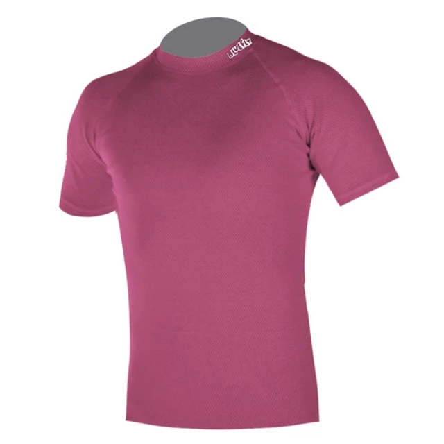 Koszulka dziecięca Fly Termo Duo inSPORTline z krótkim rękawem - Różowy