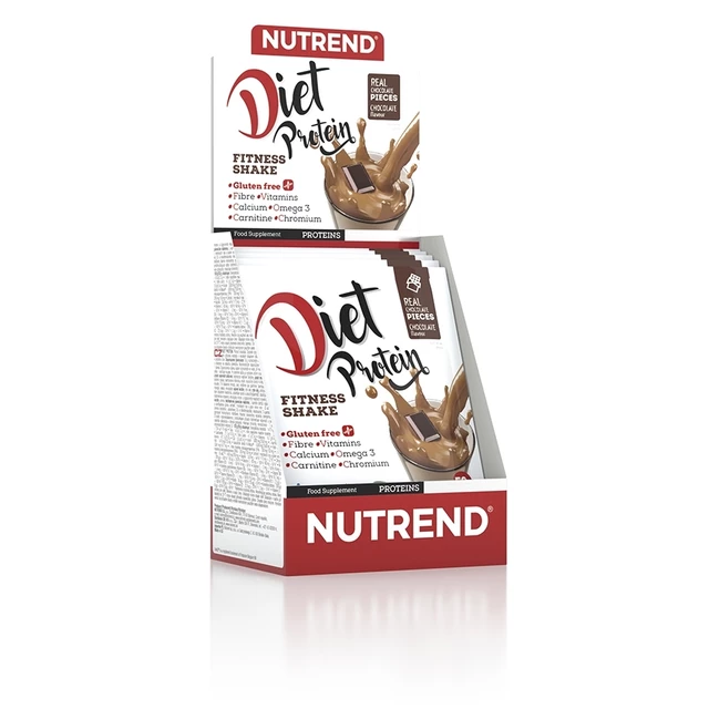 Práškový koncentrát Nutrend Diet Protein 5x50g - jahoda