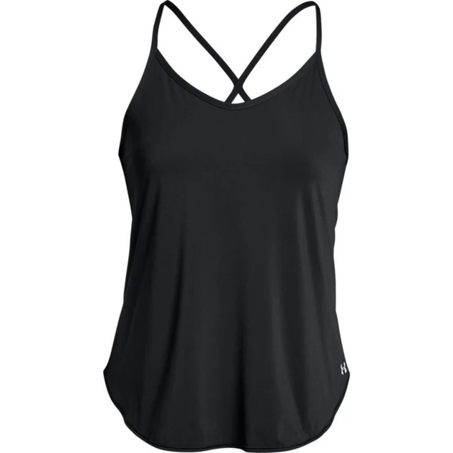 Dámske tielko Under Armour Free Cut Strappy Tank - XS - BLACK / BLACK / METALLIC IRON