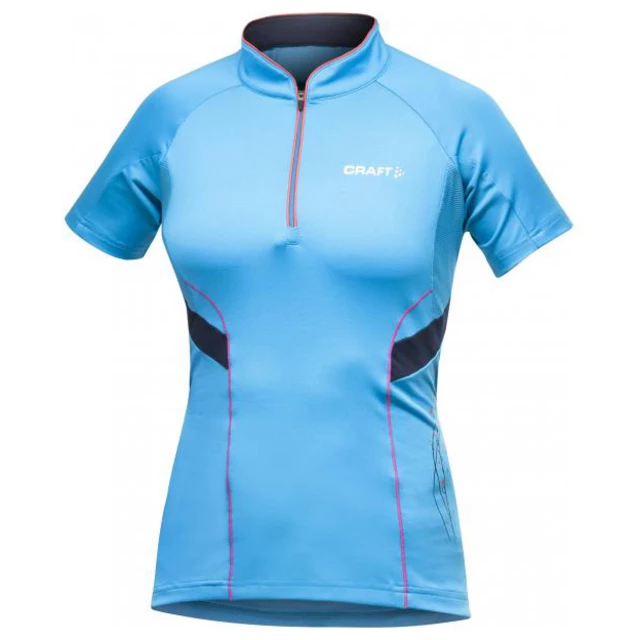 Damen-Radtrikot Craft AB - kurzer Ärmel - blau - blau