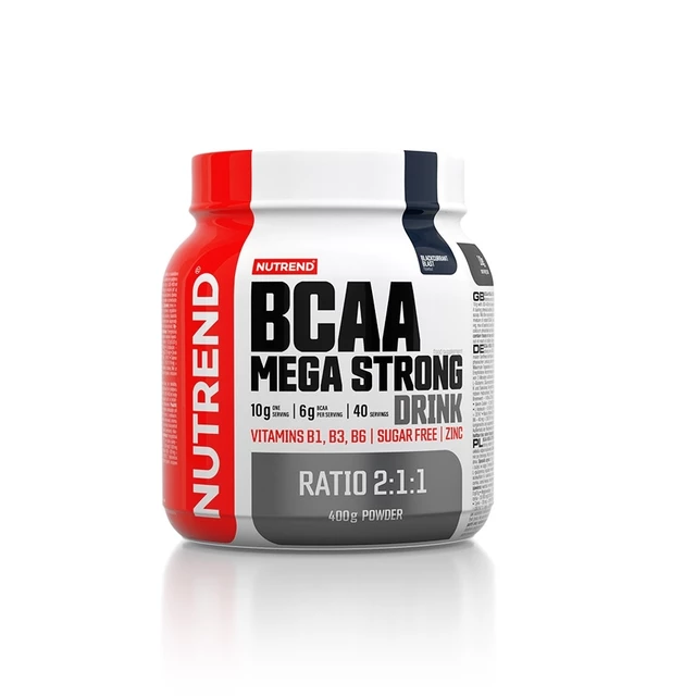 Nutrend BCAA Mega Strong Drink (2:1:1) Aminosäuren 400g