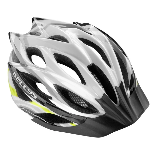 Bicycle Helmet KELLYS DYNAMIC - Black-Yellow - White-Green