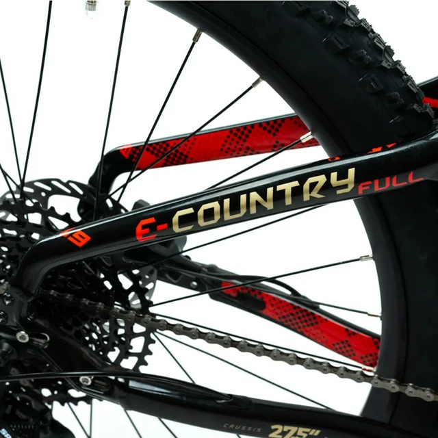Teljes felfüggesztésű elektromos hegyi kerékpár Crussis e-Country Full 11.9 - 2024
