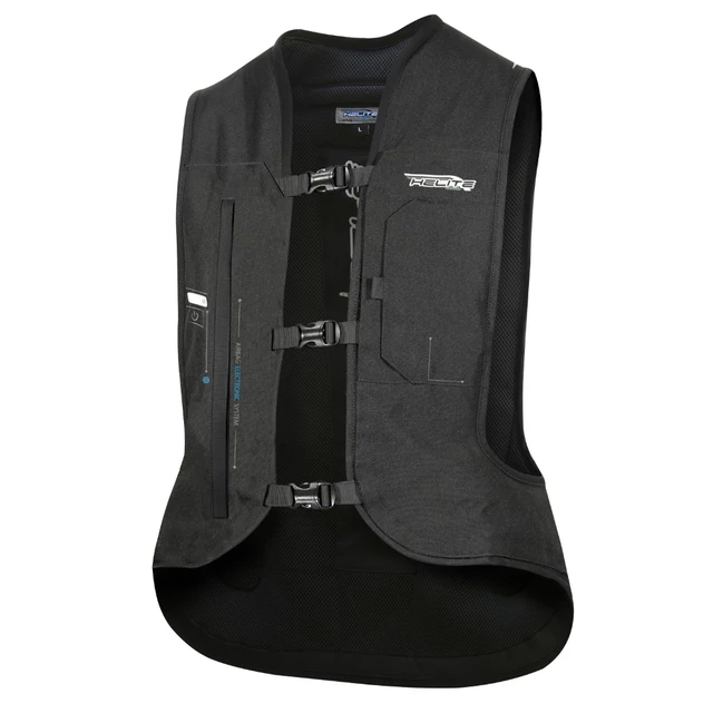 Airbag Vest Helite e-Turtle Black Extra Large - Black