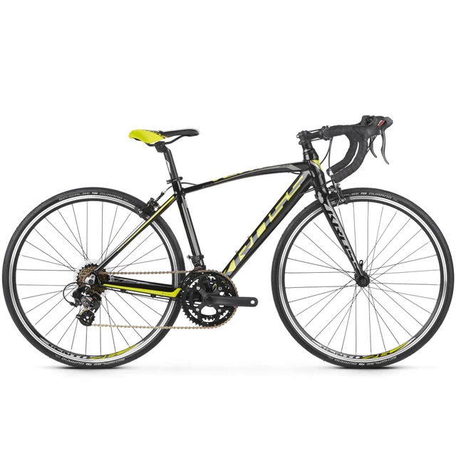 Juniorský bicykel Kross Vento JR 2.0 26" - model 2020 - čierna/grafitová/limetková