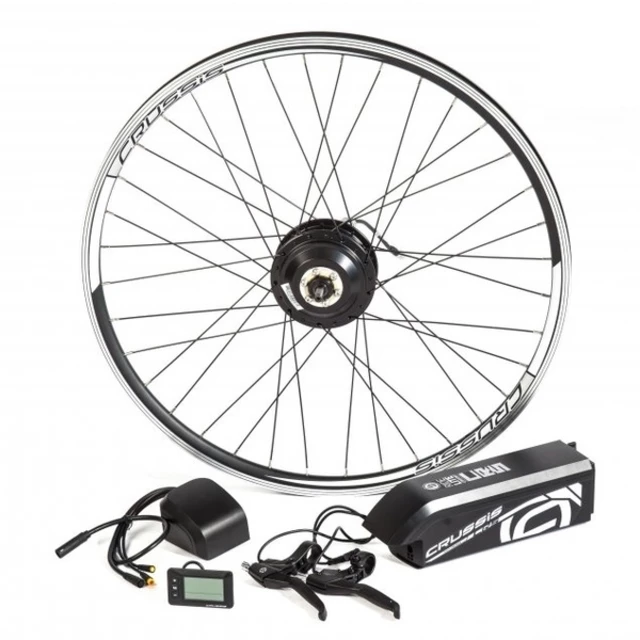 Elektrosada CRUSSIS pro 28/29" kolo, V-brzdy, rámová baterie