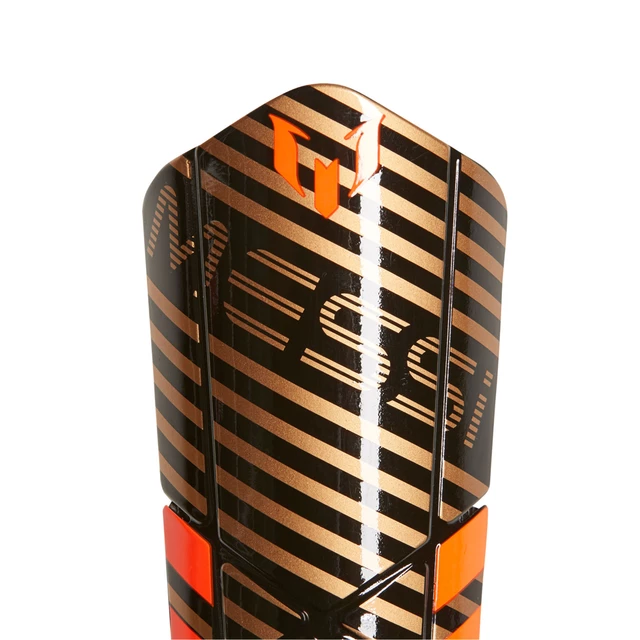 Soccer Shin Guards Adidas Messi 10 Lesto CF0113 Black-Orange