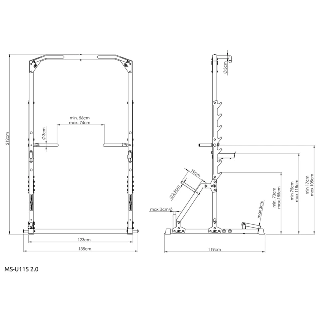 Erőkeret MS-U115 2.0 - Marbo Sport