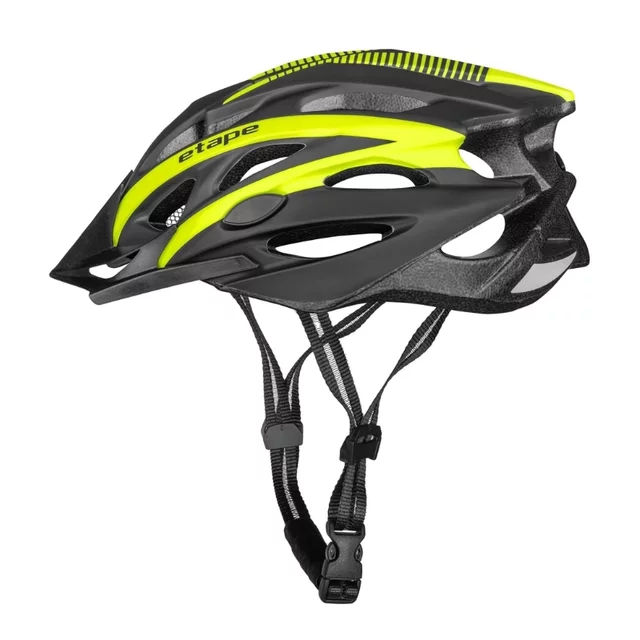 Cyklo přilba Etape Twister - černá/červená mat - černá/žlutá fluo mat