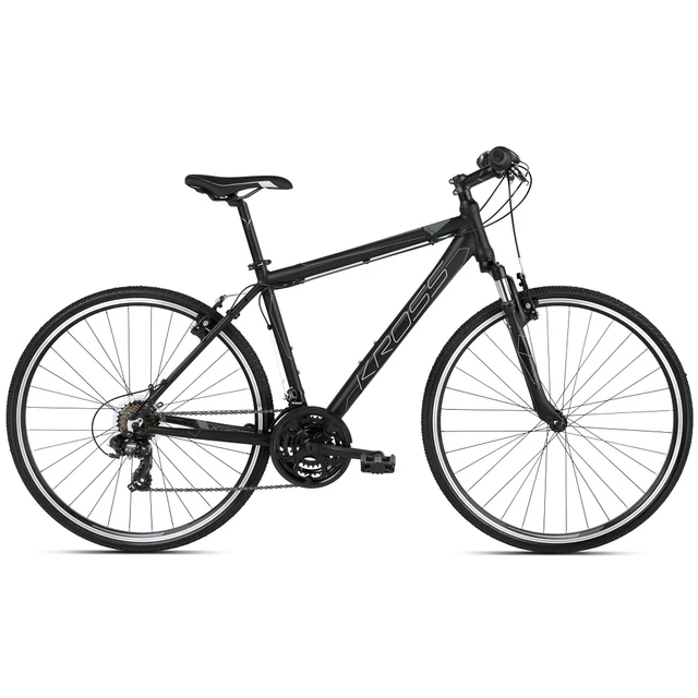 Men’s Cross Bike Kross Evado 1.0 28” – 2021 - Black/Graphite