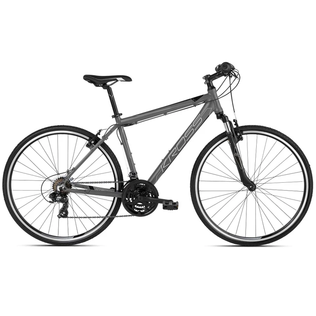 Men’s Cross Bike Kross Evado 3.0 28” – 2021 - Graphite/Black - Graphite/Black