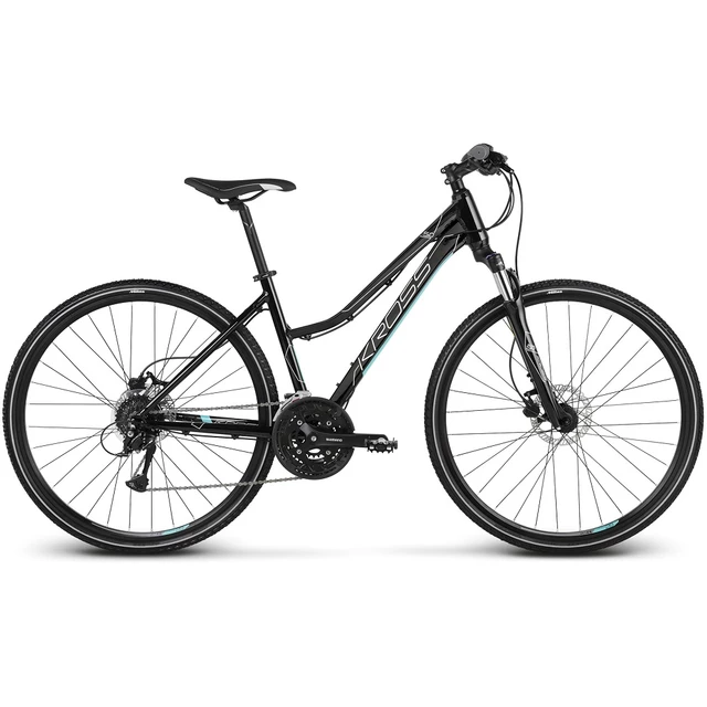 Kross Evado 5.0 28" Damen Cross Fahrrad - Modell 2020 - schwarz-türkis - schwarz-türkis