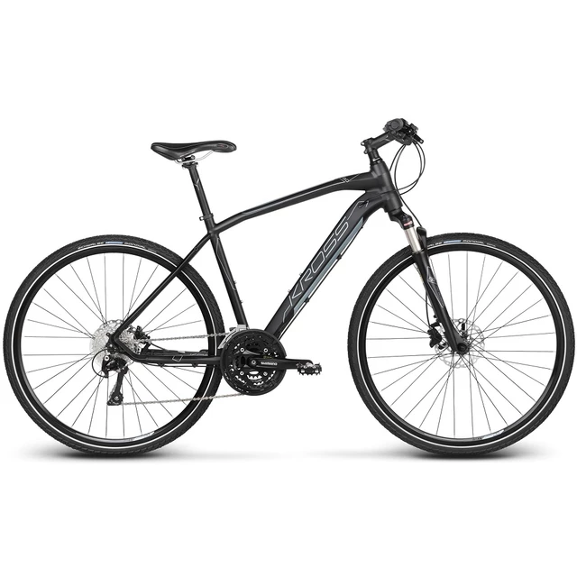 Pánsky crossový bicykel Kross Evado 8.0 28" - model 2020 - čierno-šedá