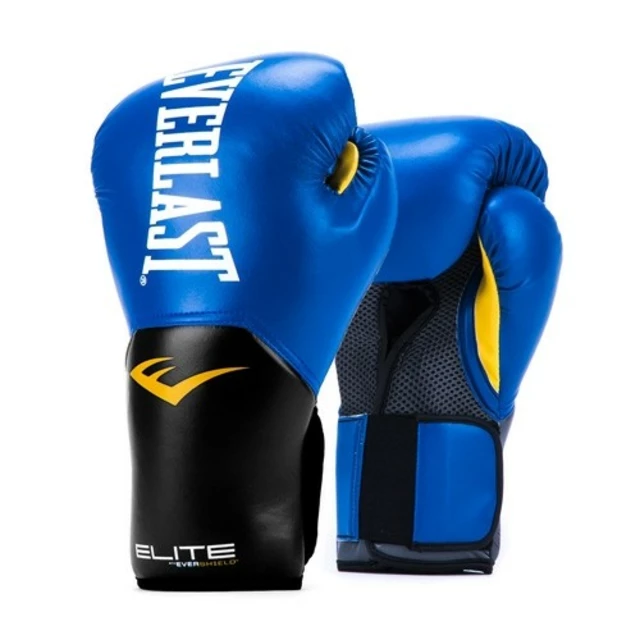 Boxkesztyű Everlast Elite Training Gloves v2 - fekete