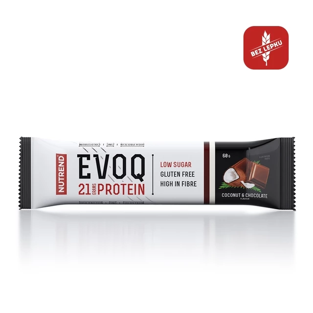 Proteinová tyčinka Nutrend EVOQ 60g - čokoláda a čierna ríbezla