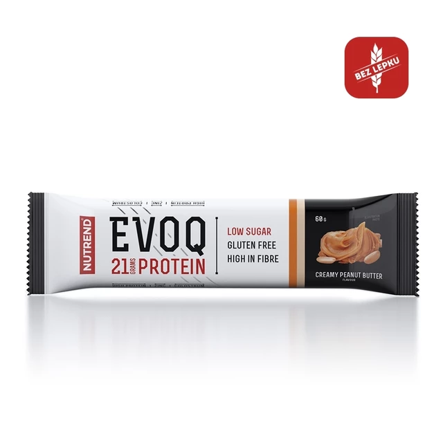 Proteinová tyčinka Nutrend EVOQ 60g - arašídové máslo