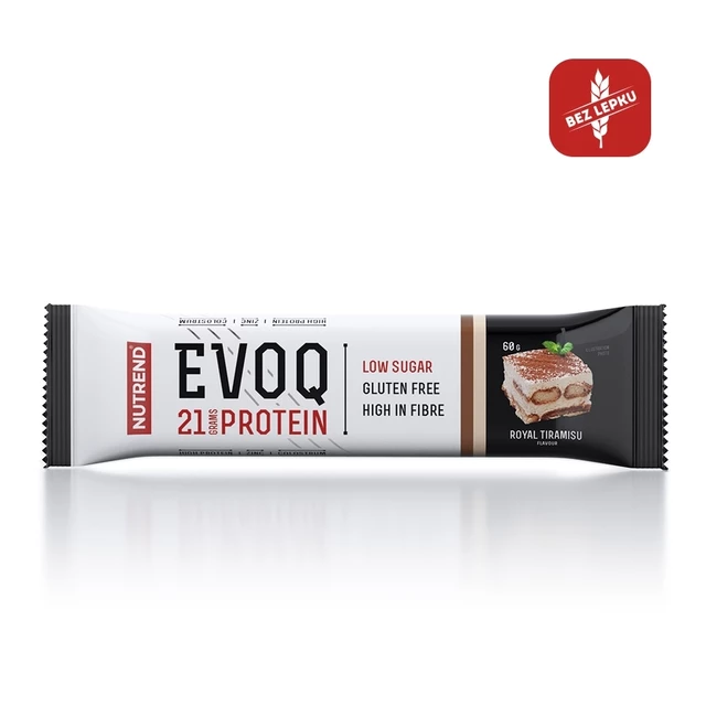 Proteinová tyčinka Nutrend EVOQ 60g - čokoláda a čierna ríbezla