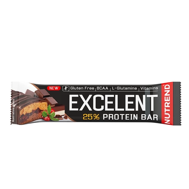 Protein Bar Nutrend Excelent Bar Double 40 g - Chocolate + nougat with cranberries
