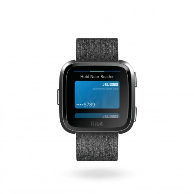 Fitbit Versa okosóra Charcoal Woven