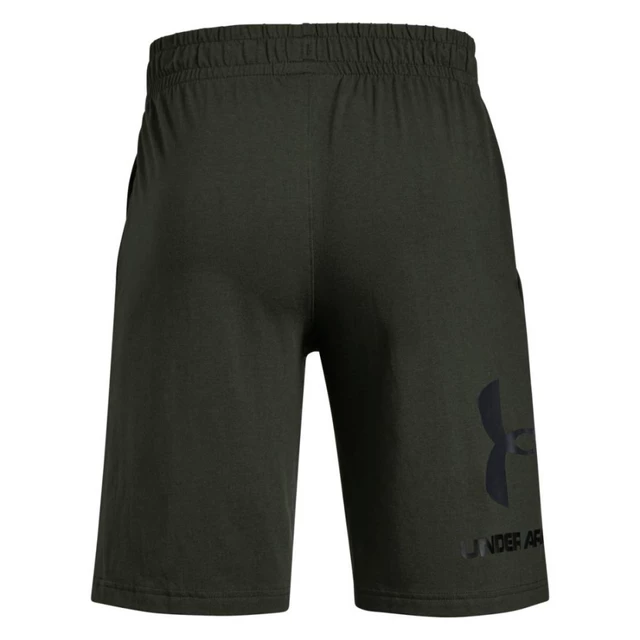 Men’s Shorts Under Armour Sportstyle Cotton Graphic Short - Charcoal Medium Heather/White