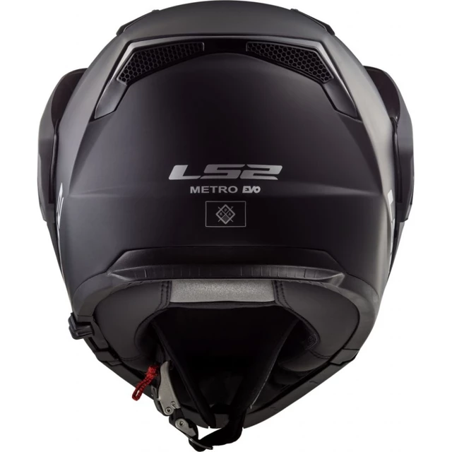 Flip-Up Motorcycle Helmet LS2 FF324 Metro EVO Solid P/J - Matte Black