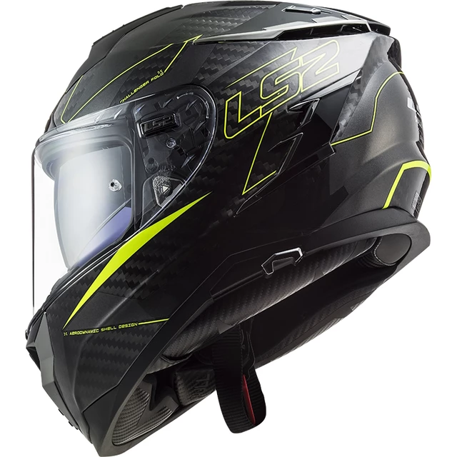 Moto přilba LS2 FF327 Challenger CT2 Fold - Gloss H-V Yellow