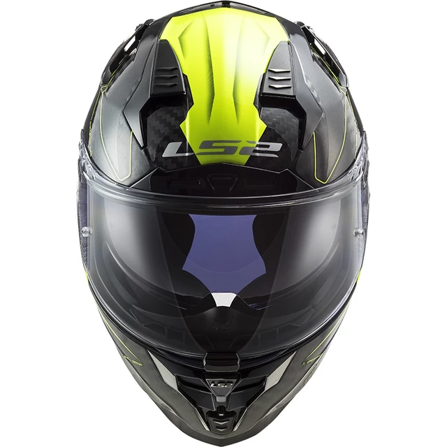 Moto prilba LS2 FF327 Challenger CT2 Fold - Gloss H-V Yellow