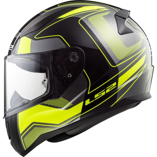 Moto přilba LS2 FF353 Rapid Carrera Black H-V Yellow - L (59-60)