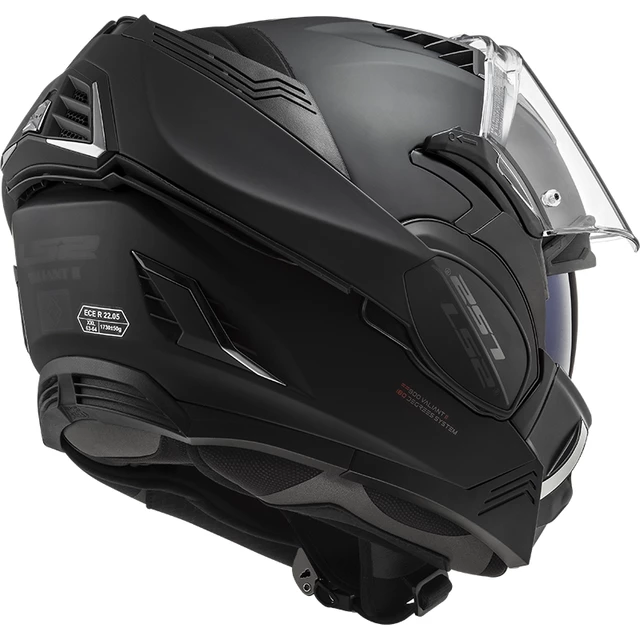 Flip-Up Motorcycle Helmet LS2 FF900 Valiant II Noir P/J