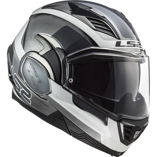 Flip-Up Motorcycle Helmet LS2 FF900 Valiant II Orbit P/J