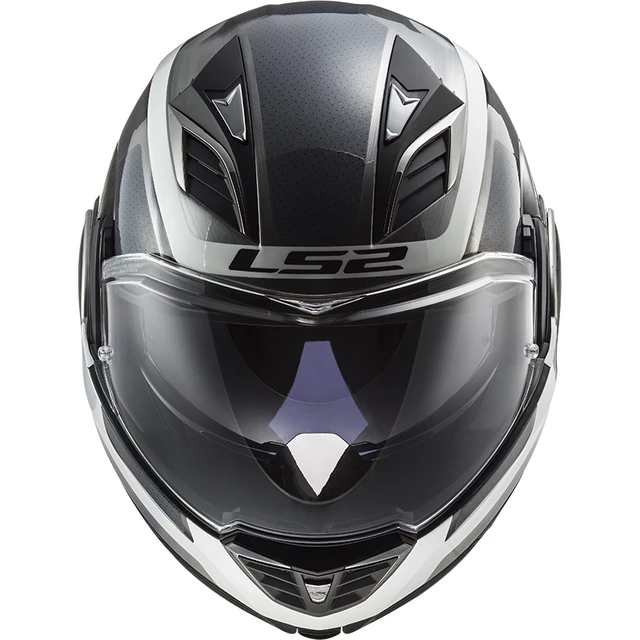 Flip-Up Motorcycle Helmet LS2 FF900 Valiant II Orbit P/J - Jeans