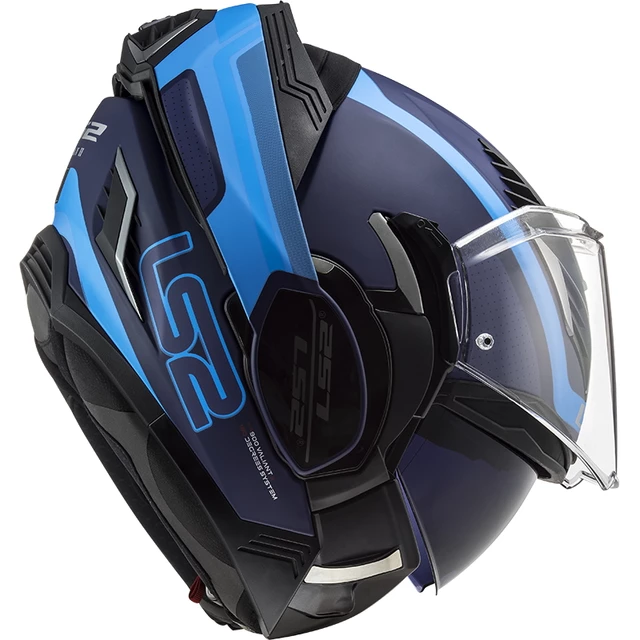 Flip-Up Motorcycle Helmet LS2 FF900 Valiant II Orbit P/J - Jeans