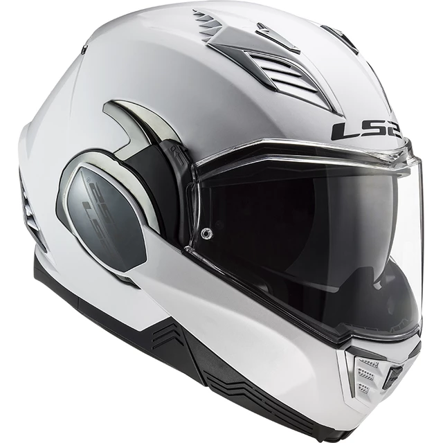 LS2 FF900 Valiant II Solid P/J Klappbares Motorradhelm - Weiss